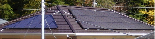 太陽電池の取付工事！