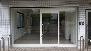 フロントサッシ工事