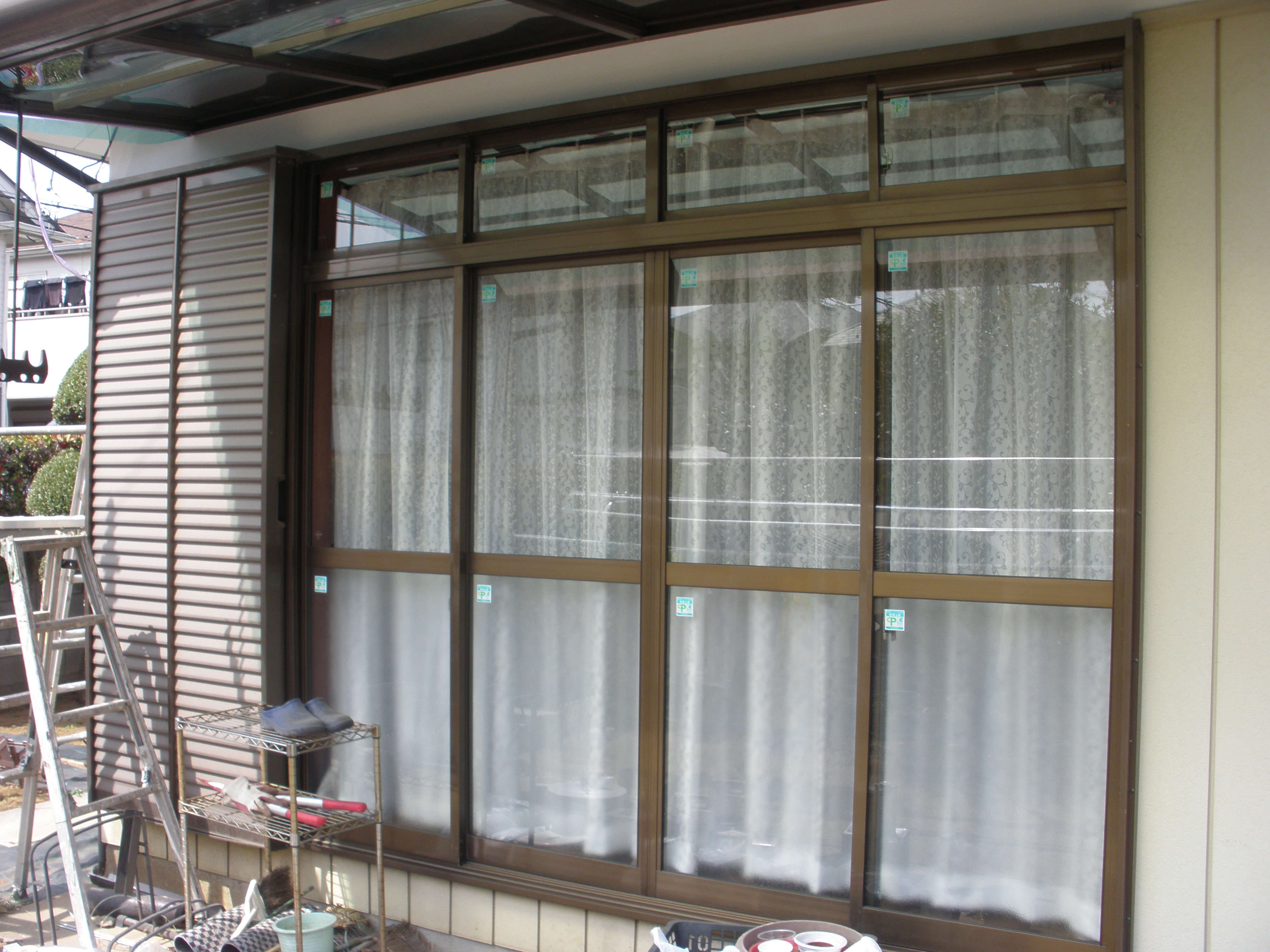 雨戸が使えない窓は、防犯ガラスに交換を
