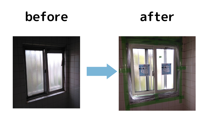 カバー工法で窓リフォーム