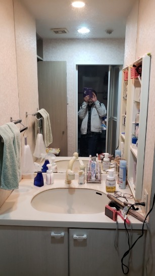 既存洗面化粧台