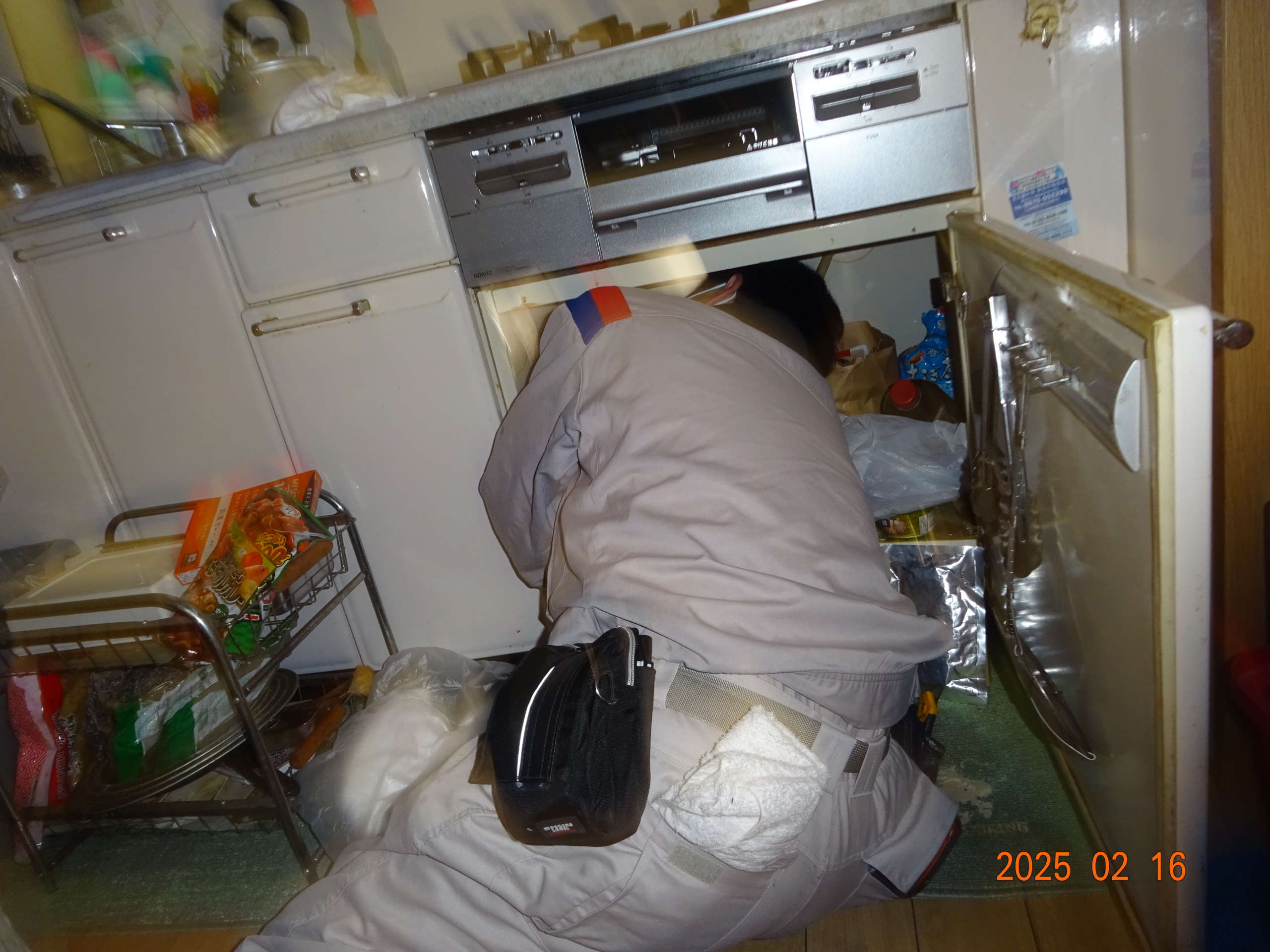 取付②~ガス栓の切り替えは東京ガスさんに依頼します