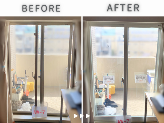 高断熱Low-eグリーンガラス採用の内窓取付