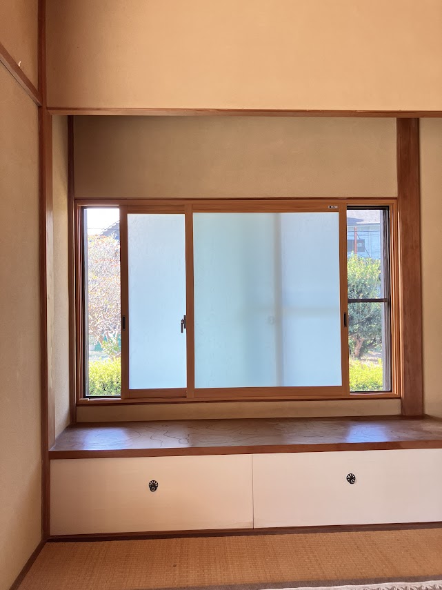 和室窓の断熱改修工事(内窓)