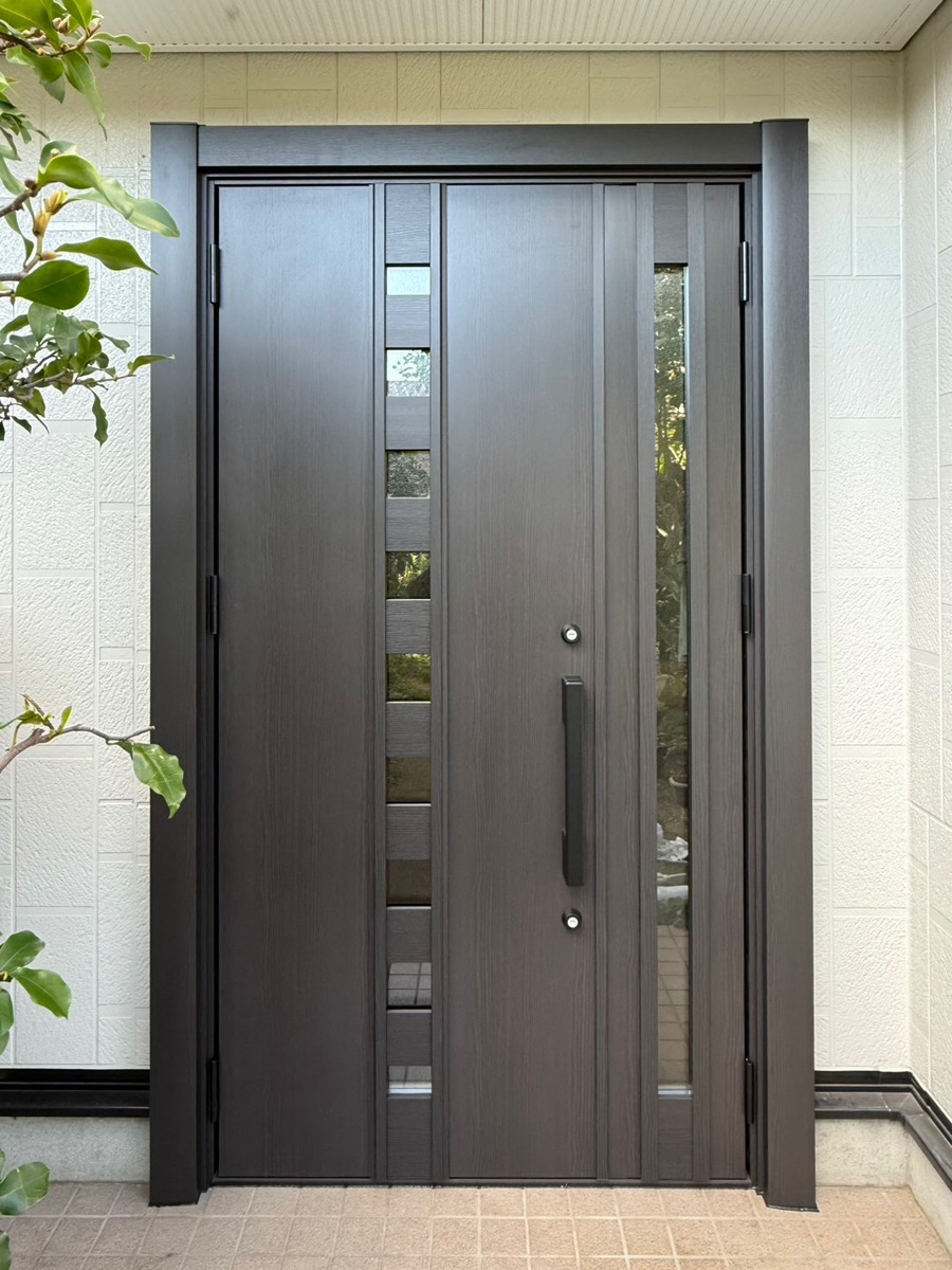 防犯のためドア交換！【玄関ドア交換】