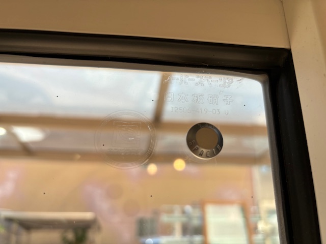 施工後(ガラス面)